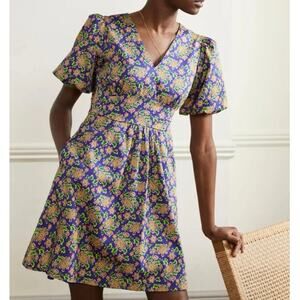 Boden Ella Cottagecore Puff Sleeve Floral Dress Size 2